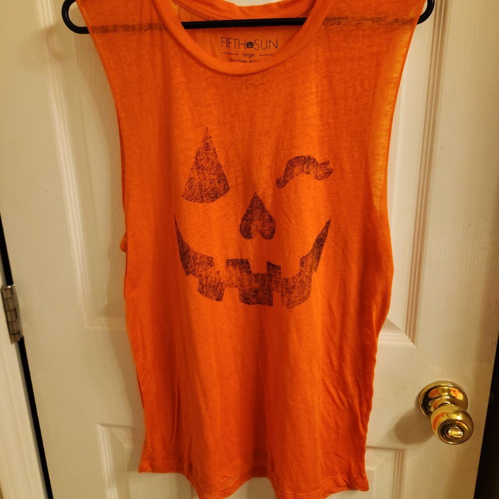 Fifth Sun Lost Gods Halloween Jack-o'-Lantern Wink T-Shirt/L